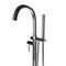 Castello Usa Neptune Freestanding Chrome Gooseneck Tub Filler Faucet with Standard Handle CB-F04-CR - alternate 6